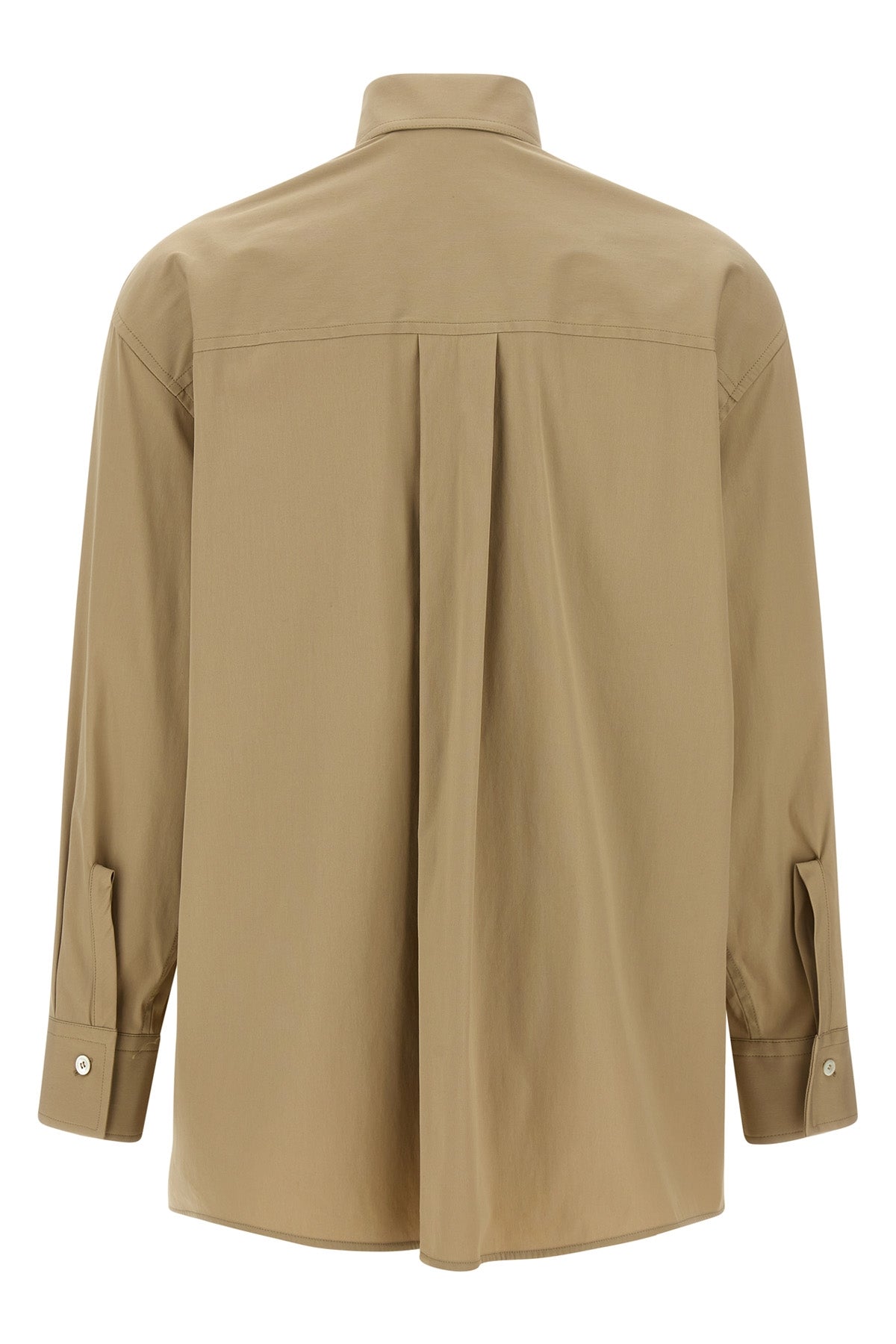 stretch cotton poplin shirt