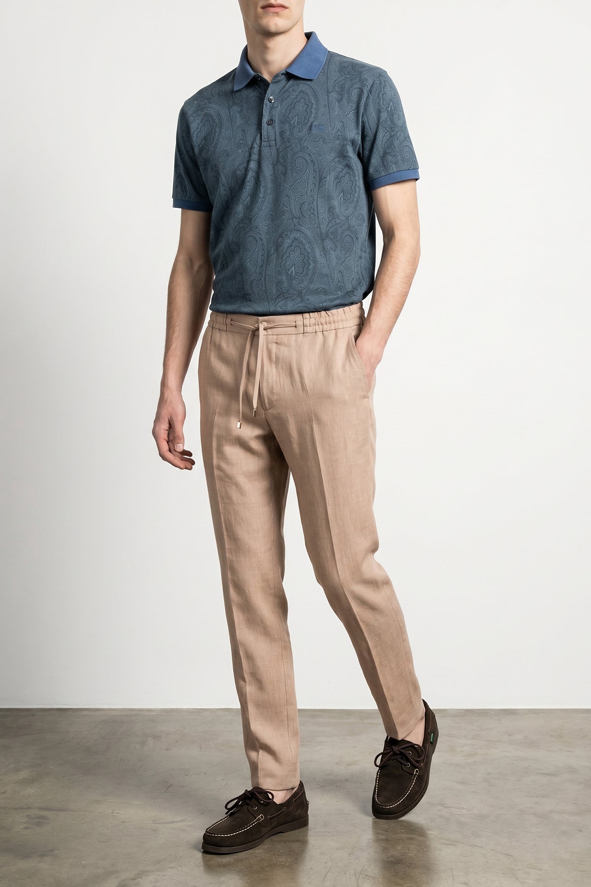traditional suede barth boat shoe