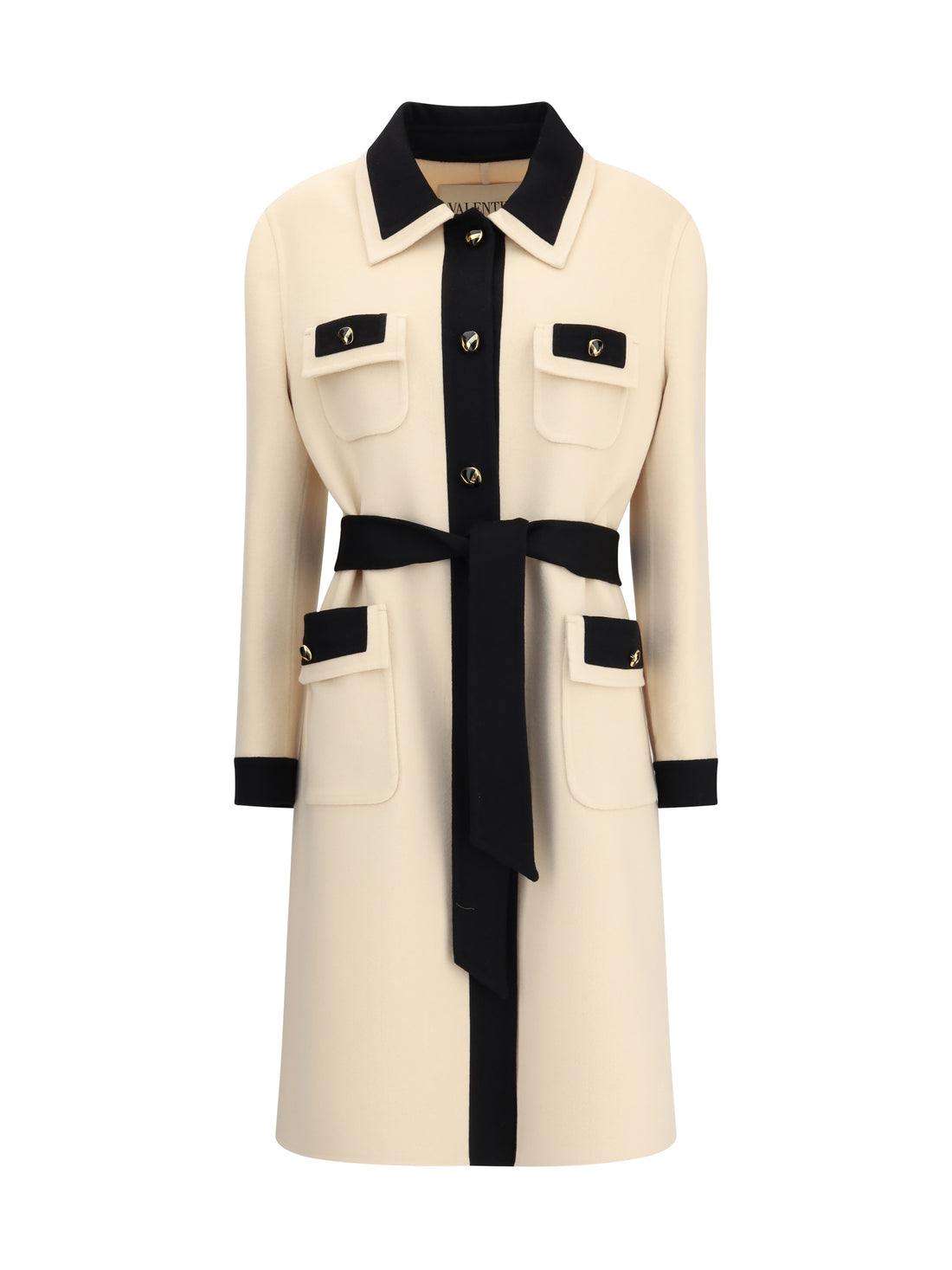 VALENTINO 44 virgin wool coat