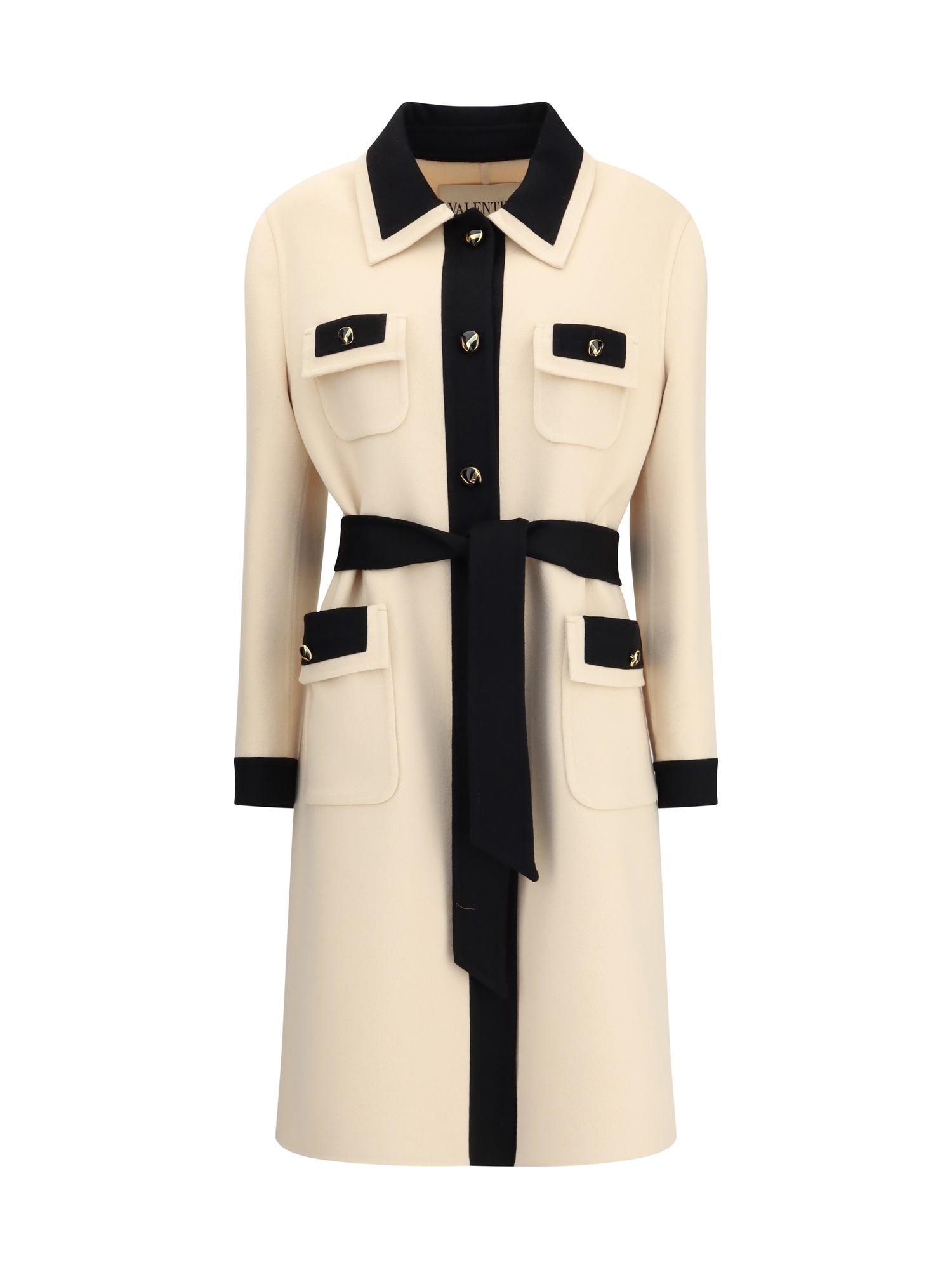 VALENTINO 44 virgin wool coat