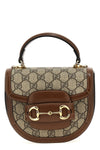 gucci horsebit 1955 handbag in gg supreme fabric and leather
