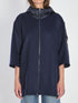 MONCLER OS hooded wool cape 