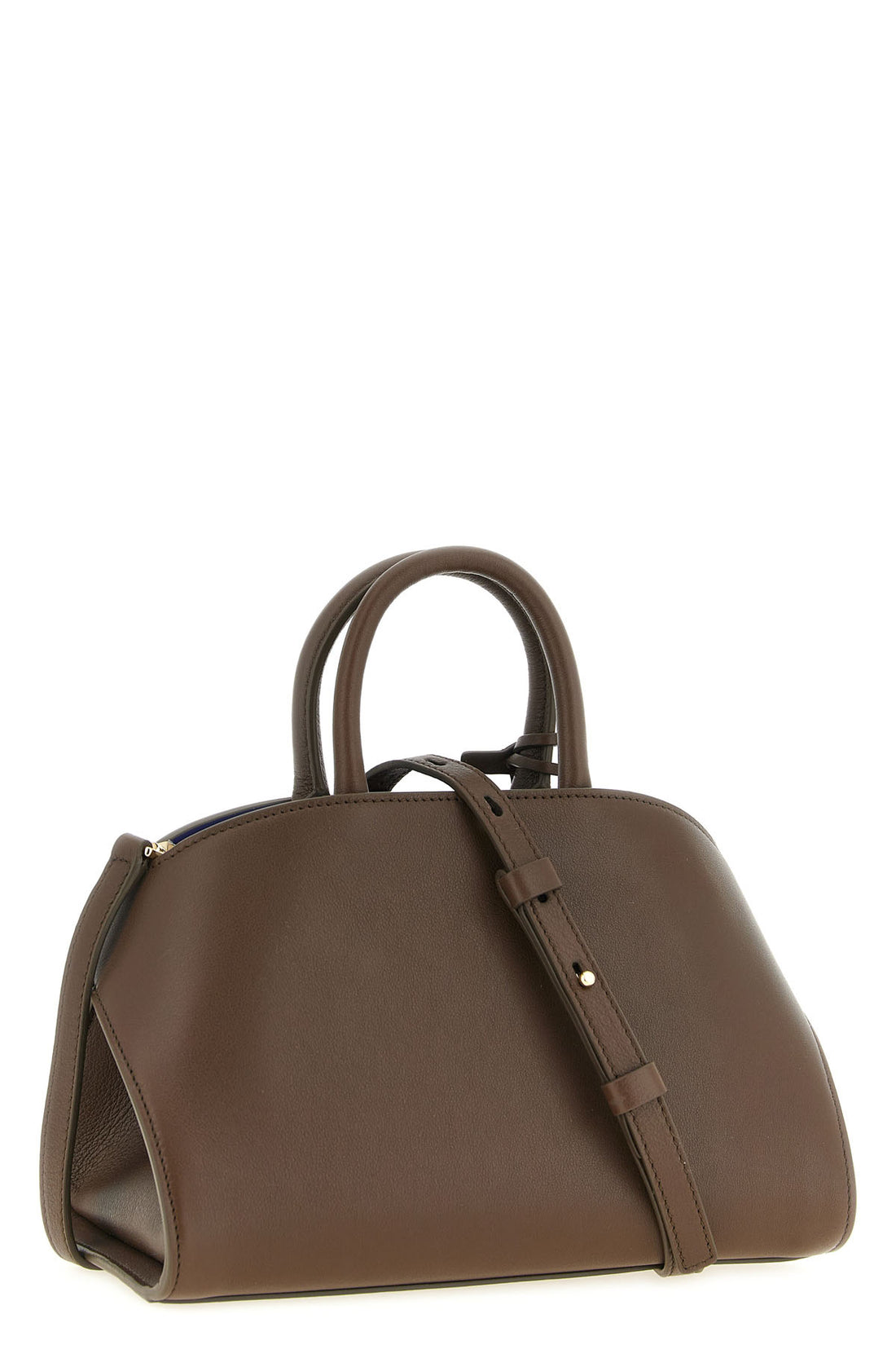 FERRAGAMO OS the ferragamo hug bicolor (xs) handbag exemplifies superior italian manufactur