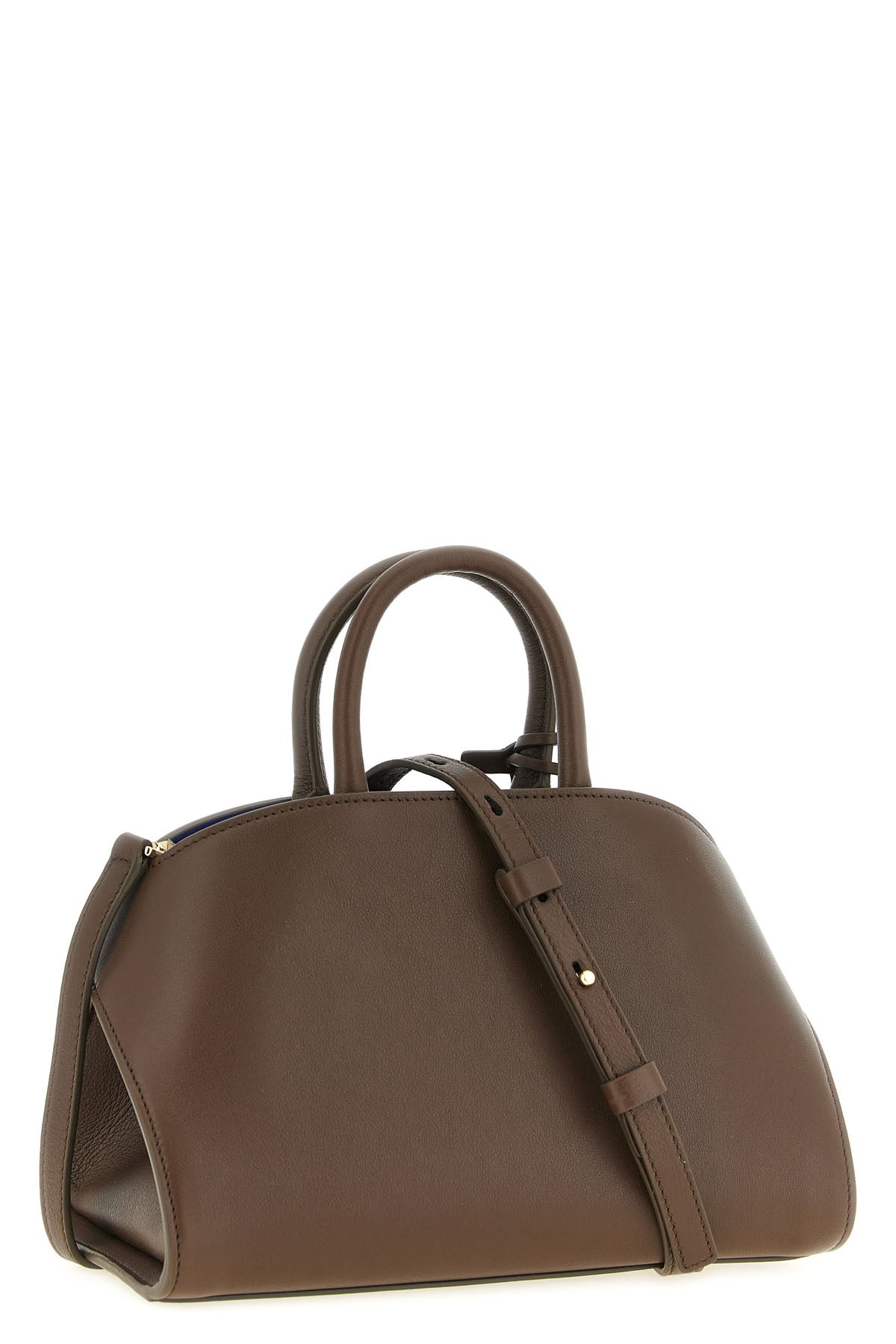 the ferragamo hug bicolor (xs) handbag exemplifies superior italian manufactur