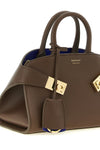 the ferragamo hug bicolor (xs) handbag exemplifies superior italian manufactur