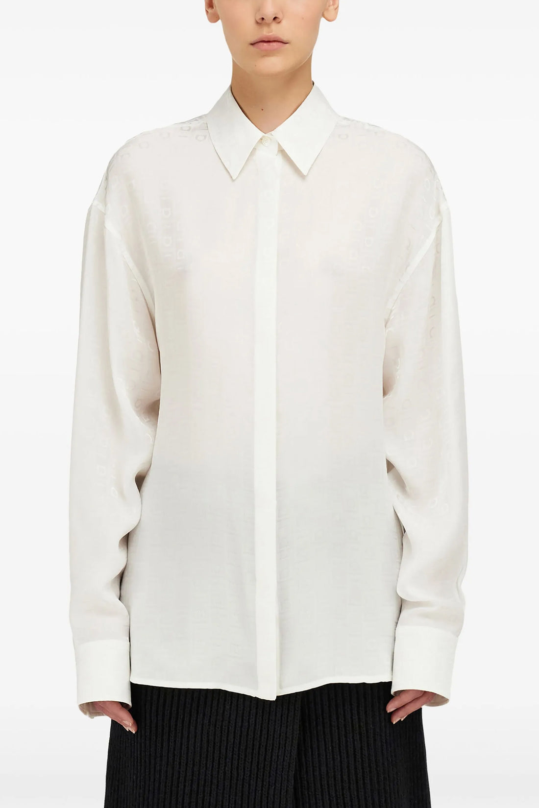 FERRAGAMO 40 silk shirt