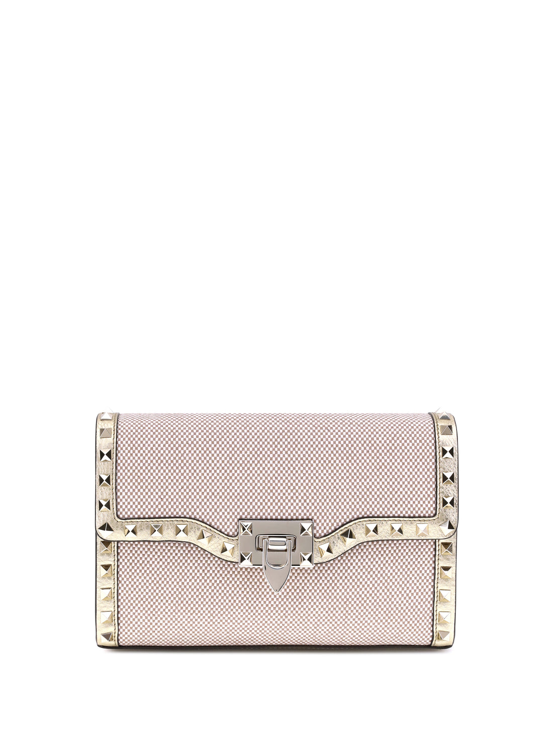 VALENTINO GARAVANI OS small canvas rockstud shoulder bag