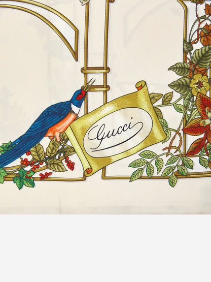 GUCCI OS printed silk twill carré