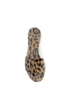 rubber sandals with leopard print
