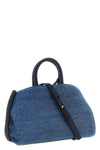 the ferragamo hug (xs) handbag defines a new geometry through a structured sil
