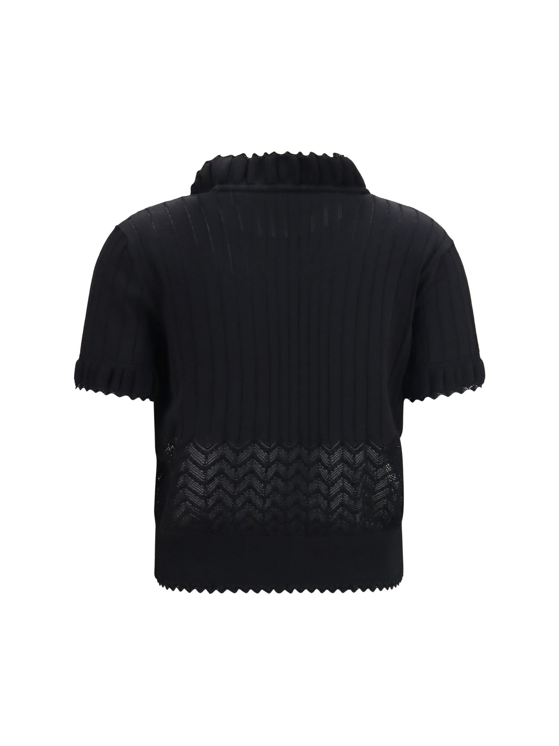 ALEXANDER MCQUEEN 42 open-knit t-shirt