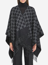 GUCCI OS gg wool jacquard cape
