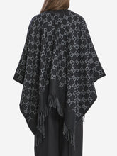 GUCCI OS gg wool jacquard cape