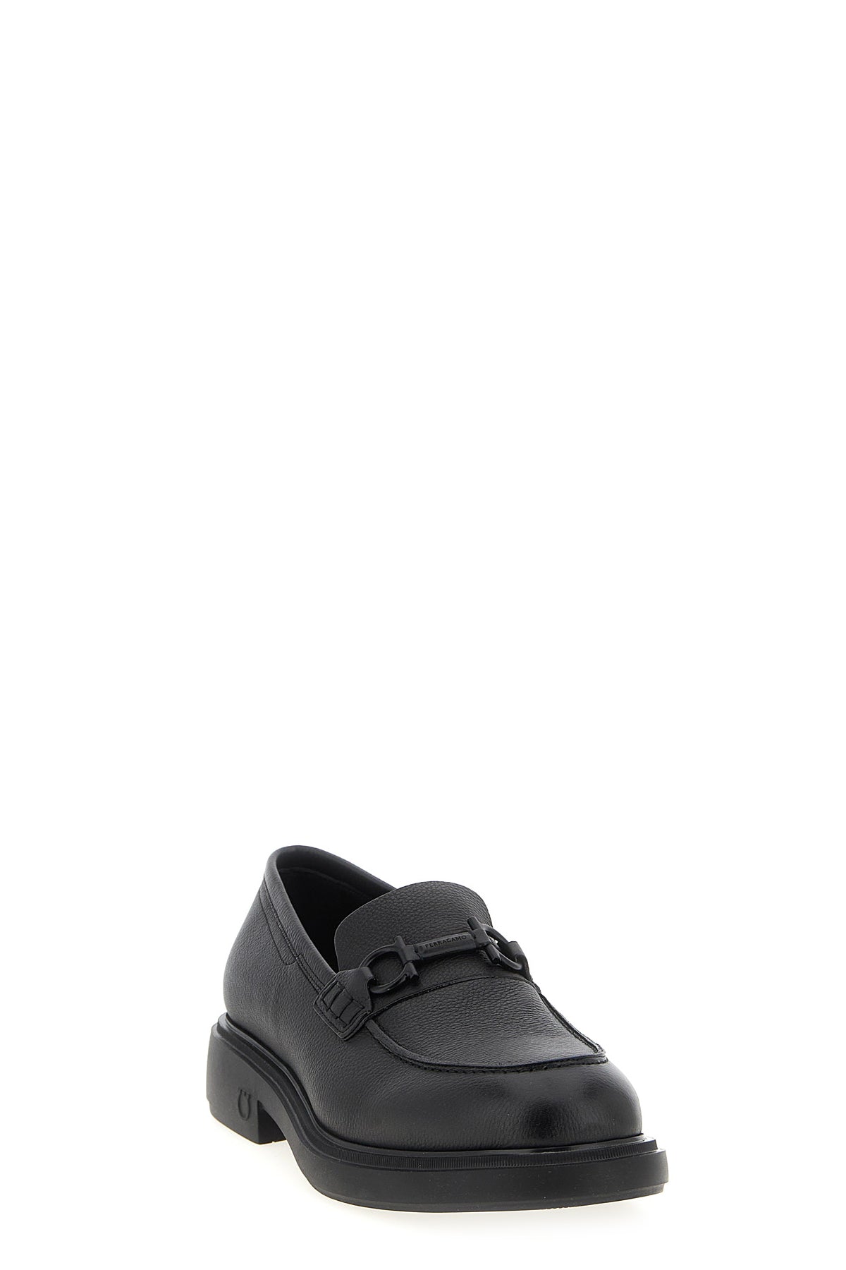 arden hammered leather loafers