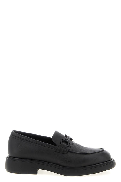 arden hammered leather loafers