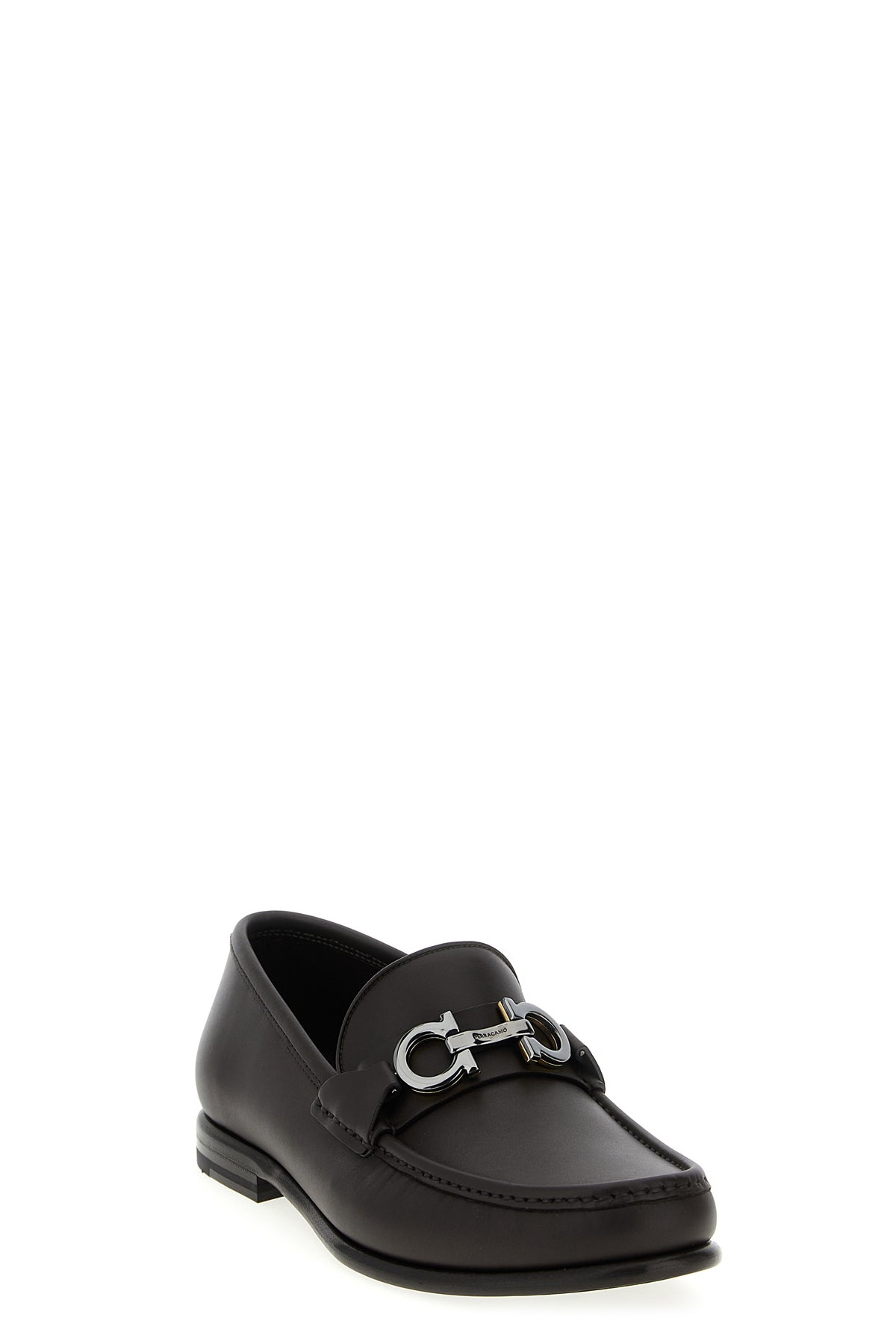 avril leather loafers