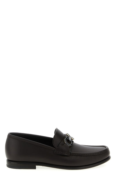 avril leather loafers