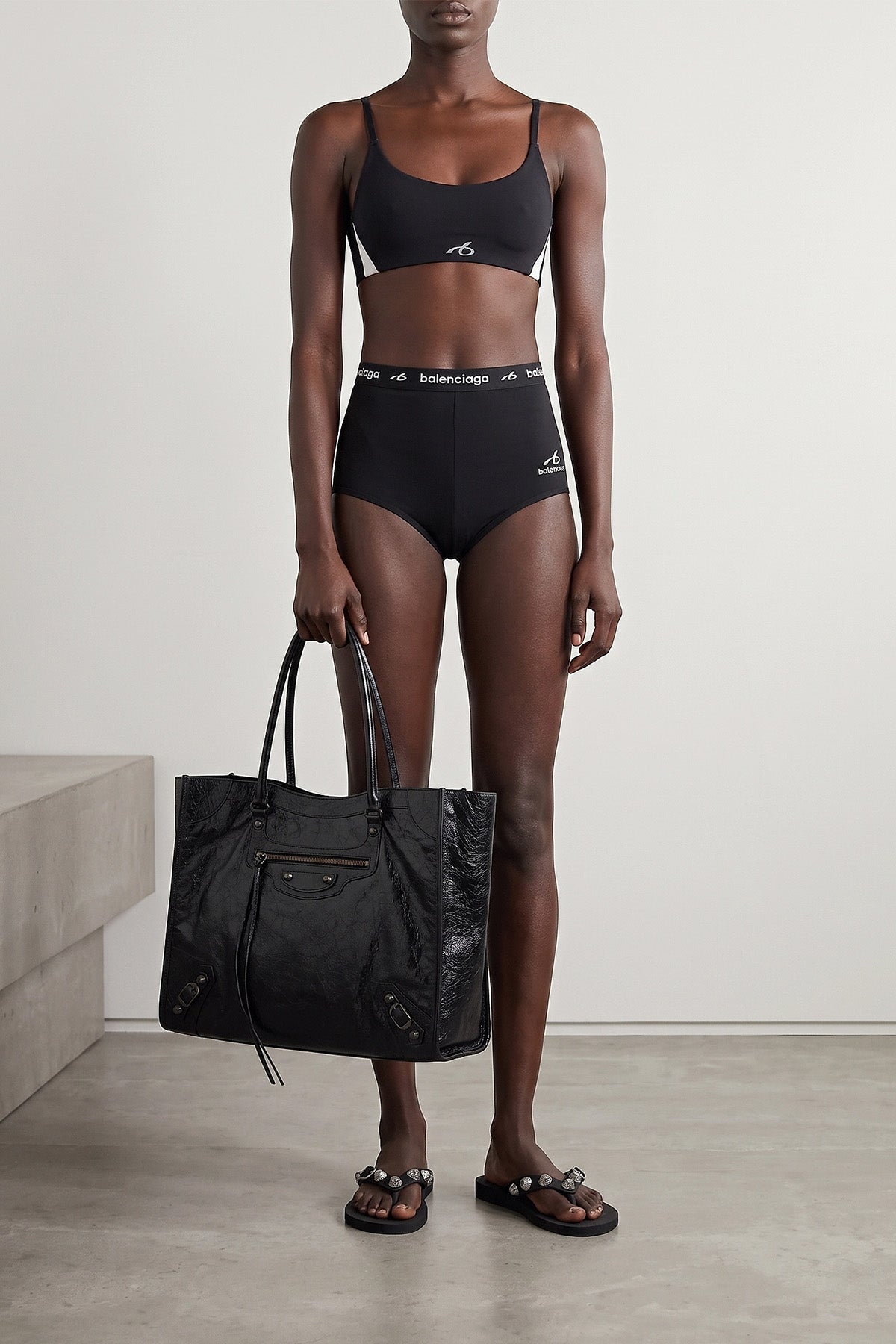 holiday capsule cagole capsule thong sandals in rubber