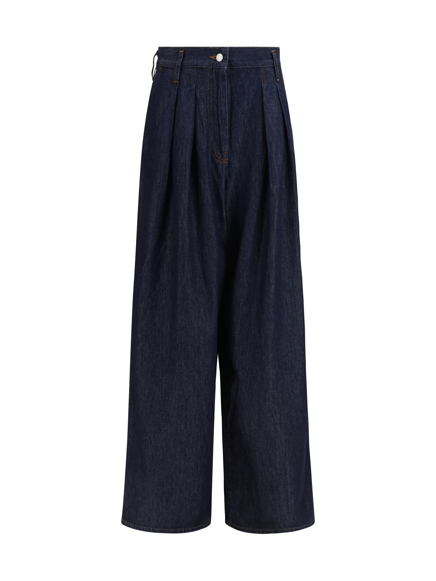 DRIES VAN NOTEN L wide-leg jeans with pleats