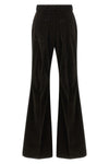 striped velvet trousers