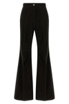 striped velvet trousers