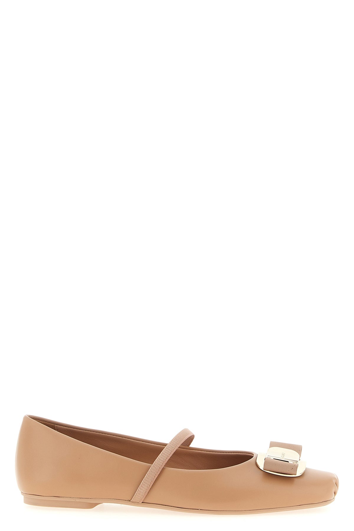 zina leather ballet flats