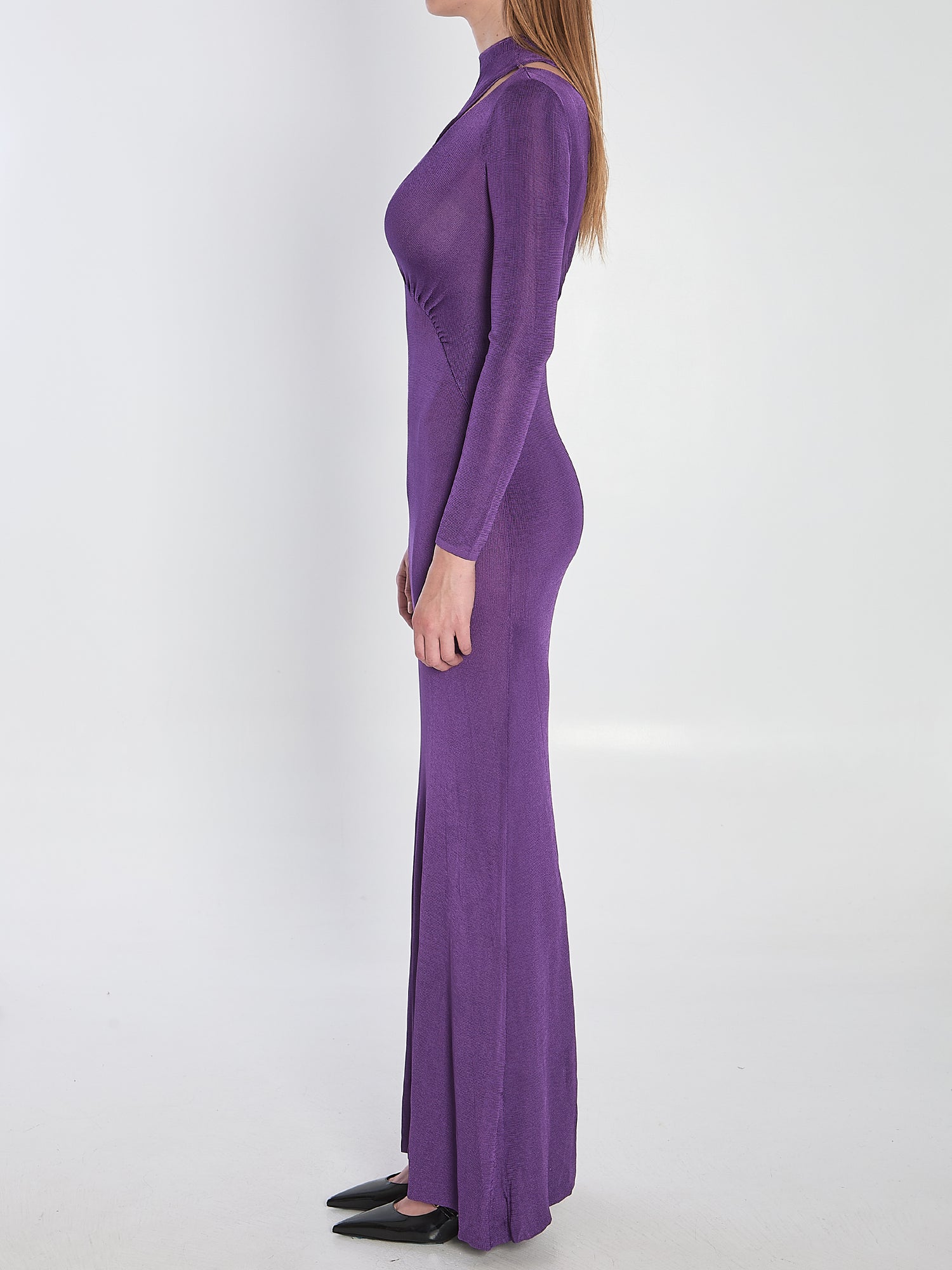 SELF PORTRAIT M long dress with cut-out