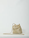 champagne mesh bon bon bag
