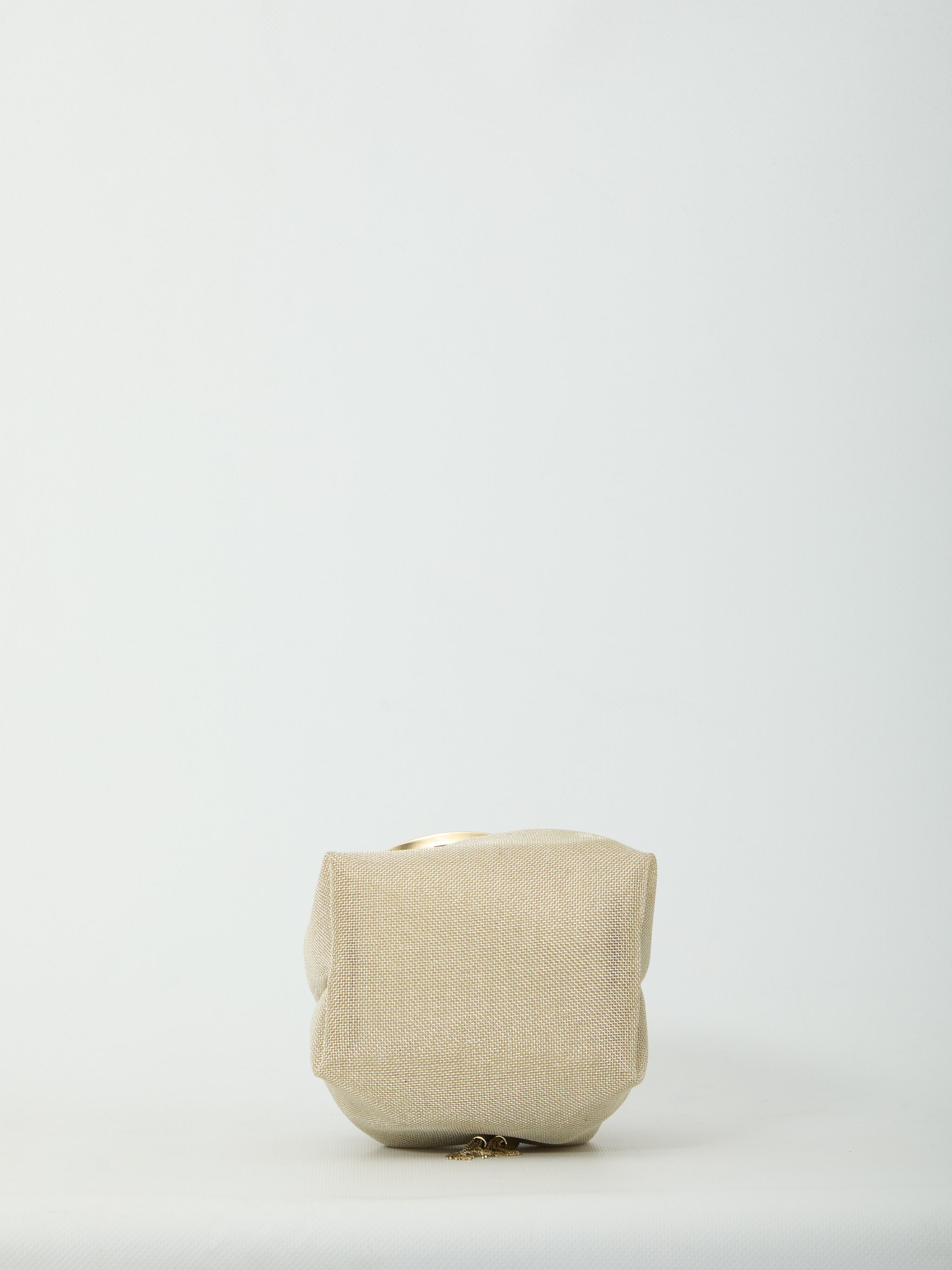 champagne mesh bon bon bag