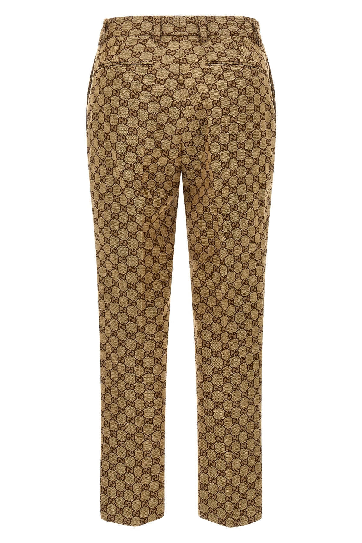original gg fabric trousers