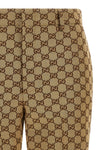 original gg fabric trousers