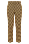 original gg fabric trousers