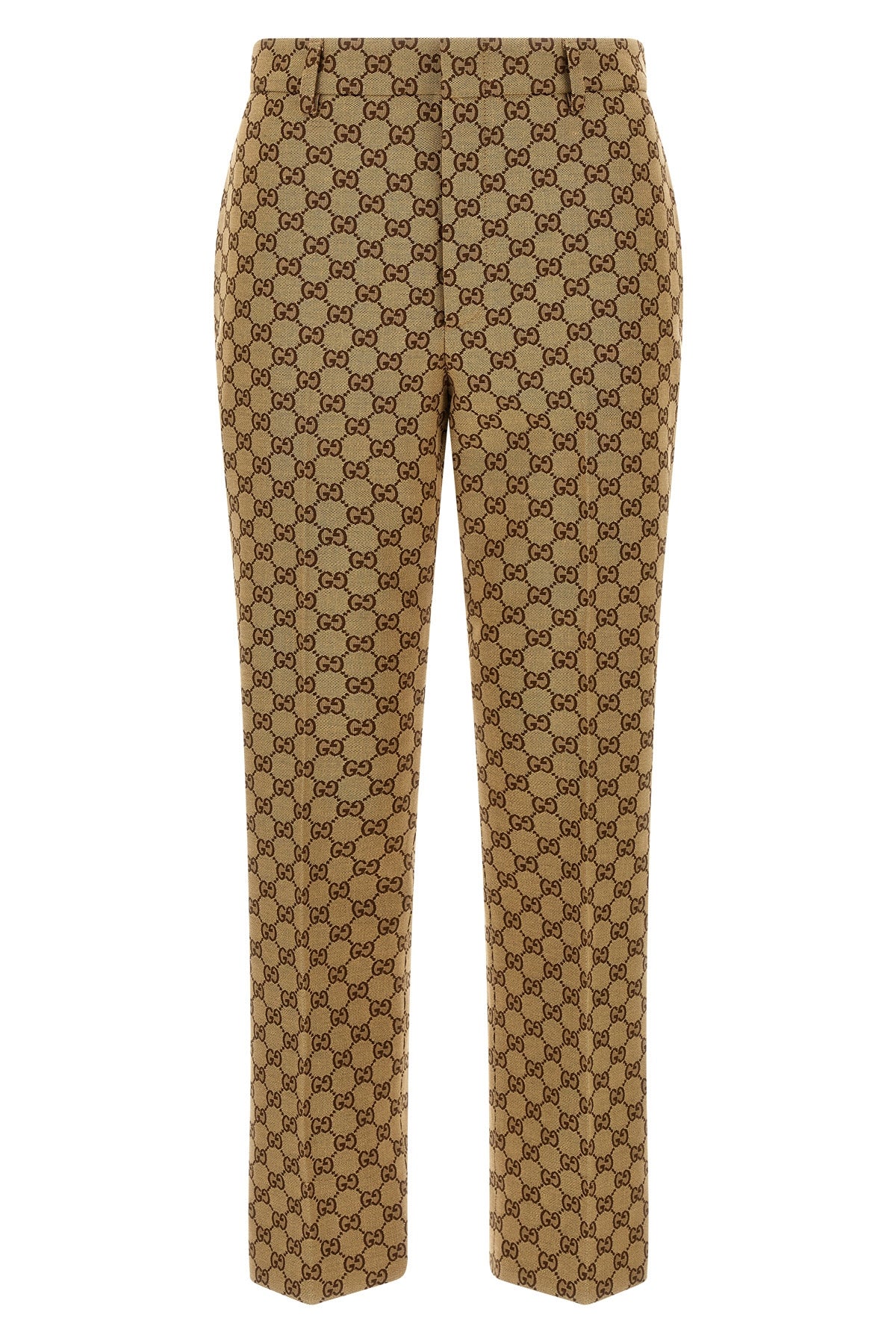 original gg fabric trousers