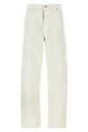 vintage wrinkled cotton denim jeans