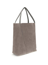 CHLOÉ OS spin suede tote bag