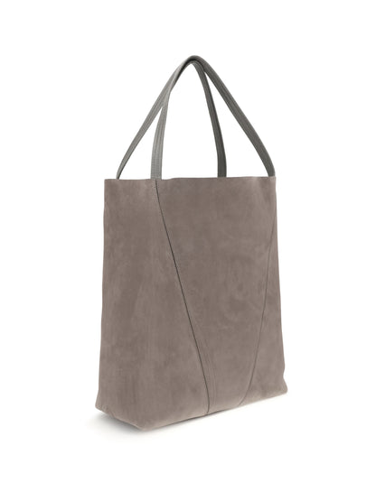 CHLOÉ OS spin suede tote bag