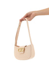 gabry hammered leather shoulder bag