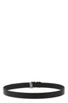 reversible hammered and smooth leather belt