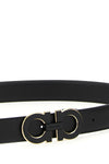 reversible hammered and smooth leather belt