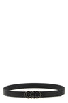reversible hammered and smooth leather belt