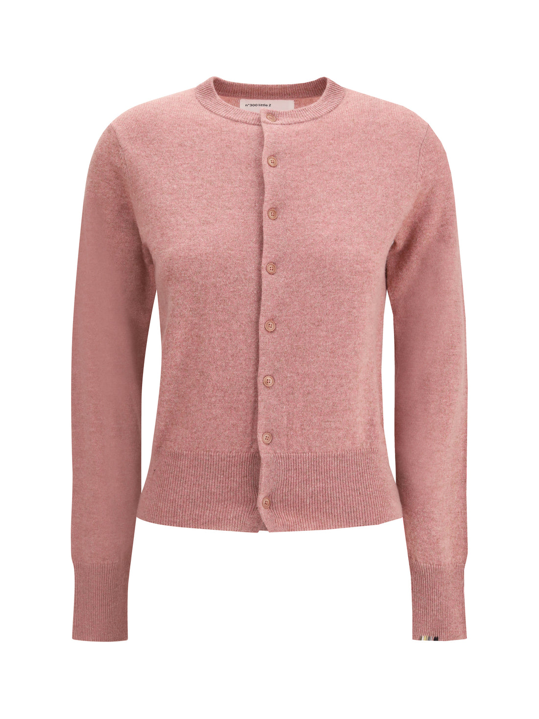 EXTREME CASHMERE OS classic cashmere crew-neck cardigan n°300 little 2