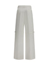 pants in cotton with embroidered logo