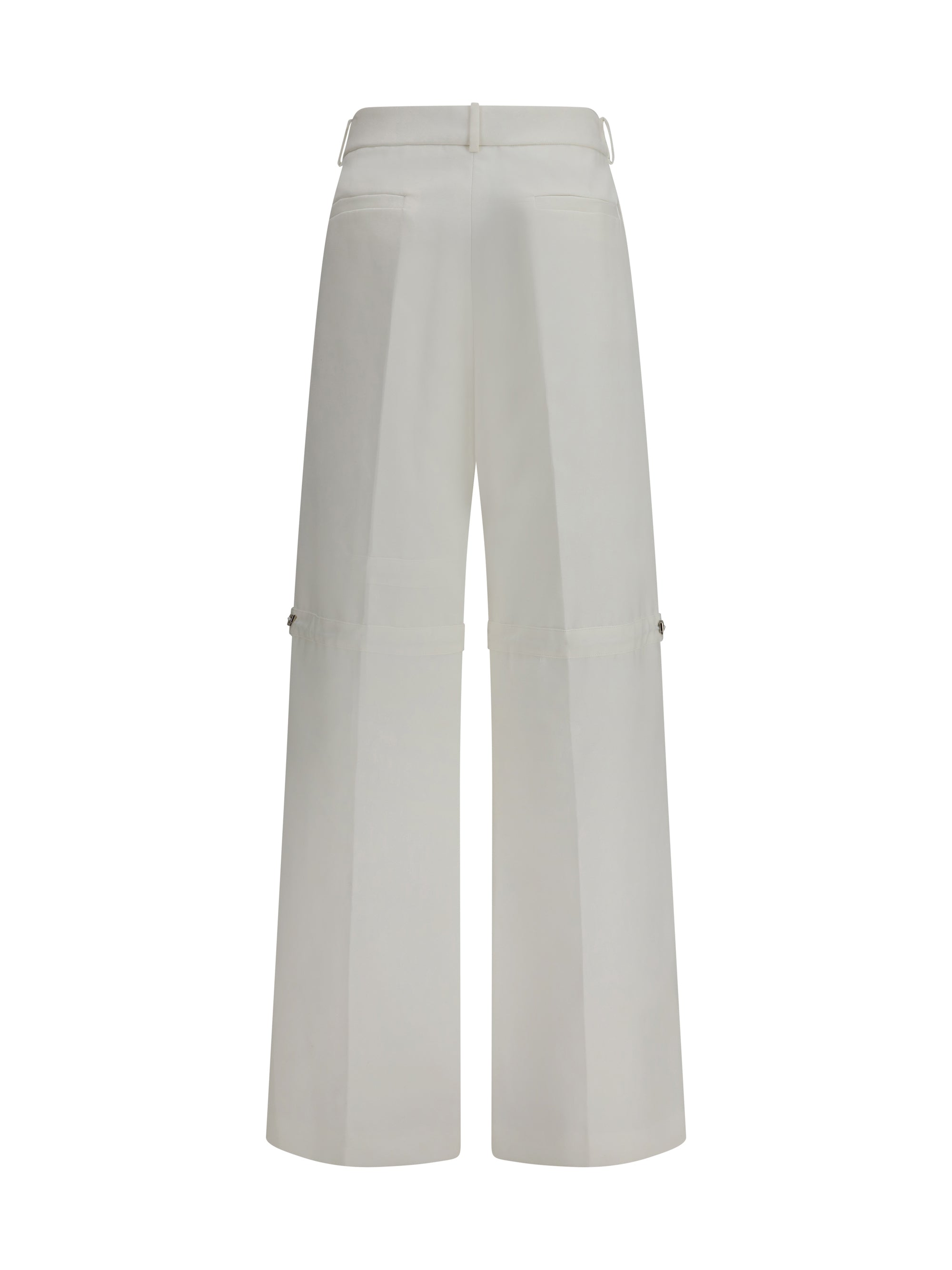 pants in cotton with embroidered logo