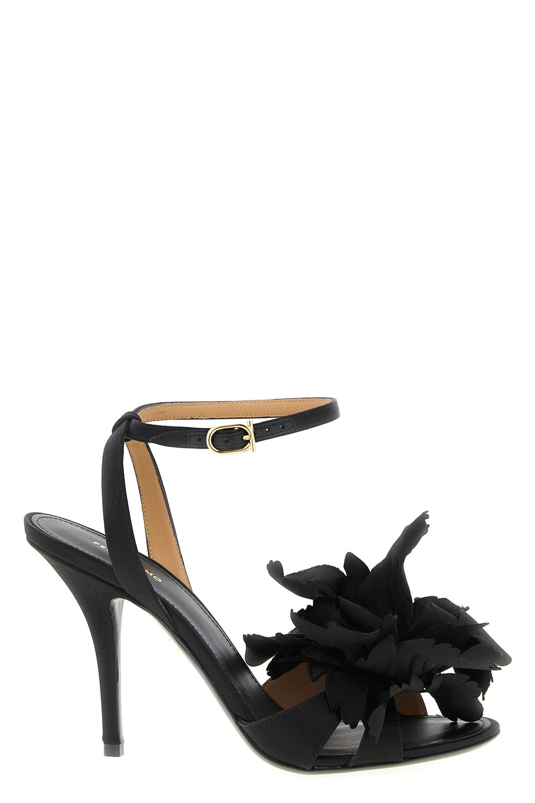 FERRAGAMO 6.5 ghilly satin sandals