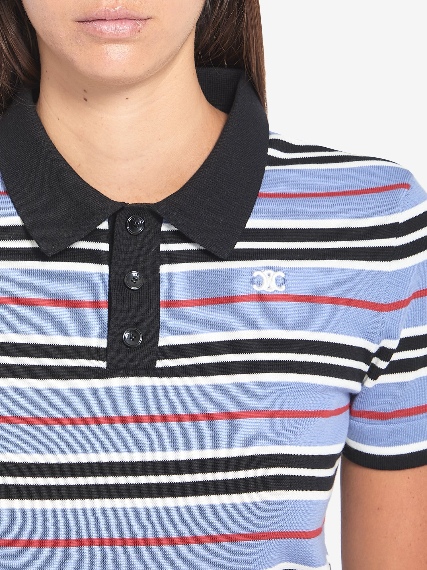 CELINE S polo cropped triomphe