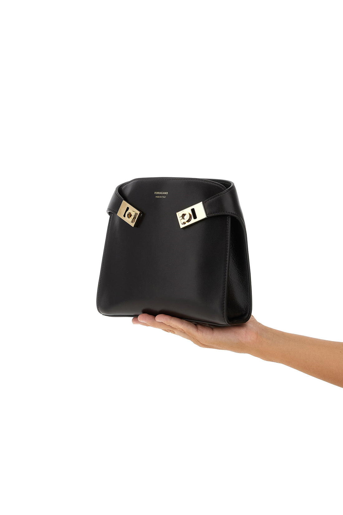 FERRAGAMO OS hug bb s leather belt bag