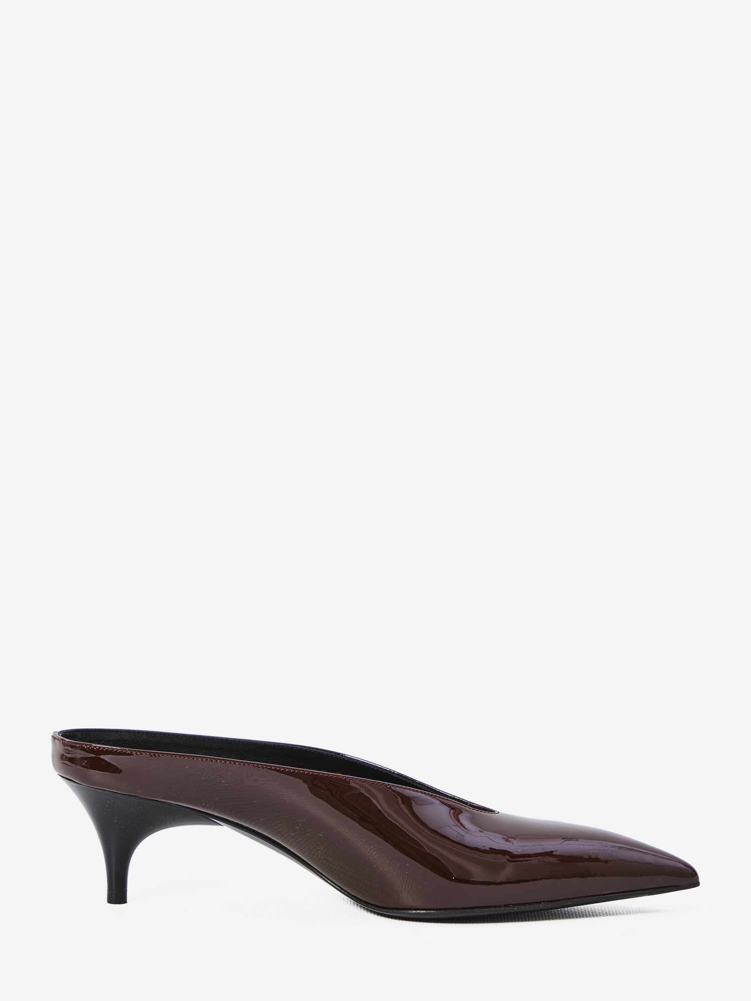 GUCCI 36 sabot 97 in glossy patent leather