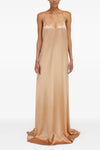 long dress in fluid viscose