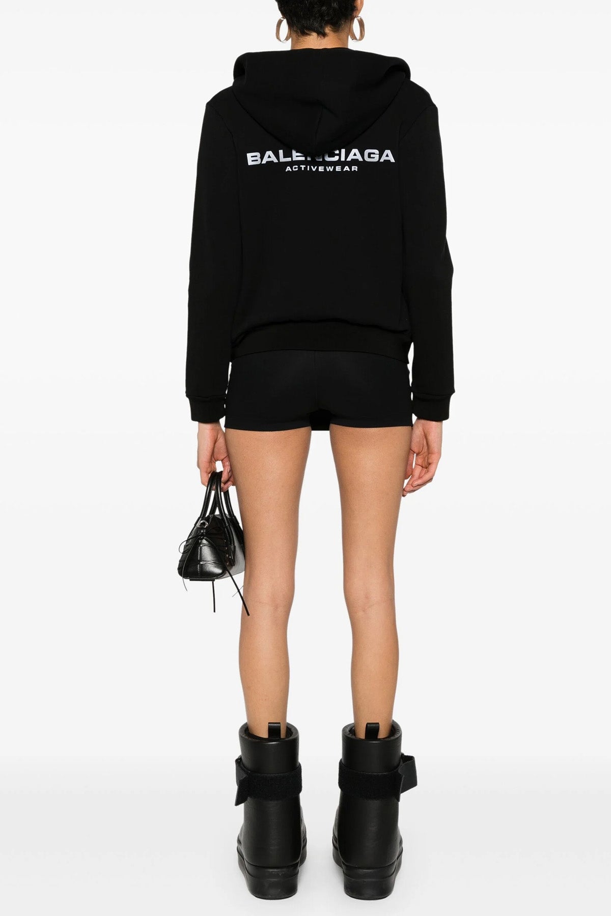 stretch cotton hoodie