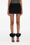 wool and cashmere mini skirt